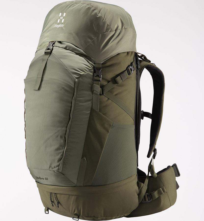 Haglöfs Ströva 55 Hiking Backpack Green/Navy For Mens BVKPN2013 Australia